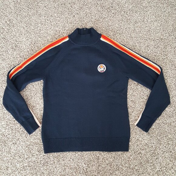 Exclusive Collab Michael Kors X Ellesse Merino Wool Mock-Neck Sweater Apres Ski - Picture 6 of 14